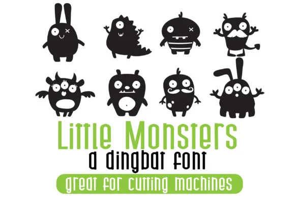 Little Monsters by Illustration Ink — Dingbats Font