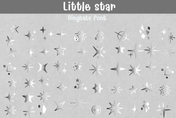Little Star by Sontaya — Dingbats Font