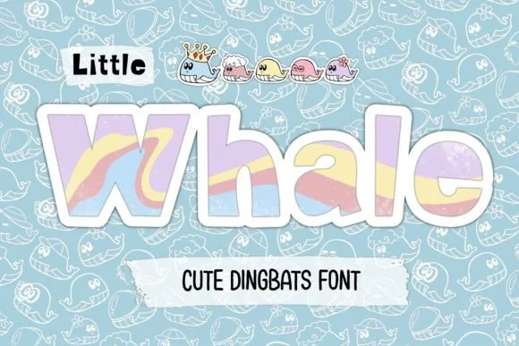 Little Whale by DREAMs Soul G. — Dingbats Font