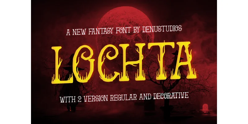 Lochta Font by Denustudios by Denustudios — Blackletter Font