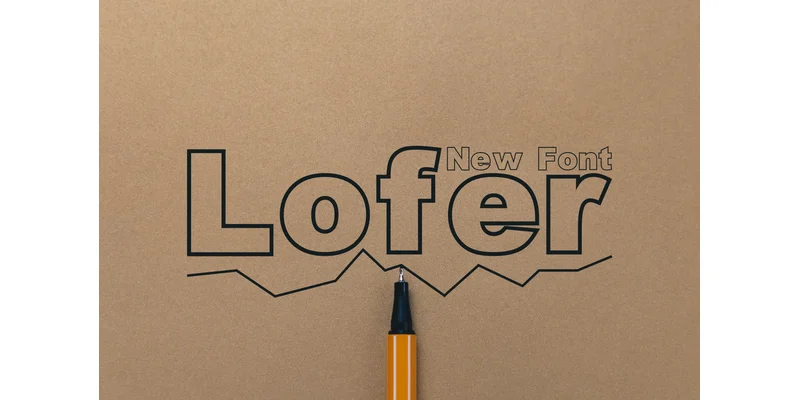 Lofer Font by mhd.usman00 — Display Font — thumbnail 2