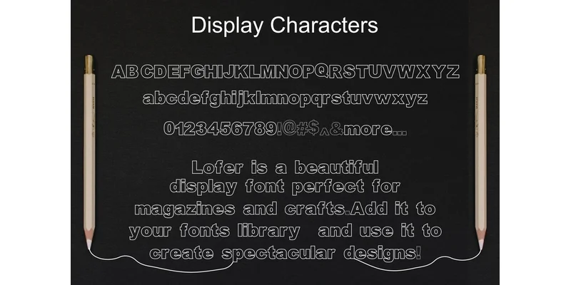 Lofer Font by mhd.usman00 — Display Font — thumbnail 3