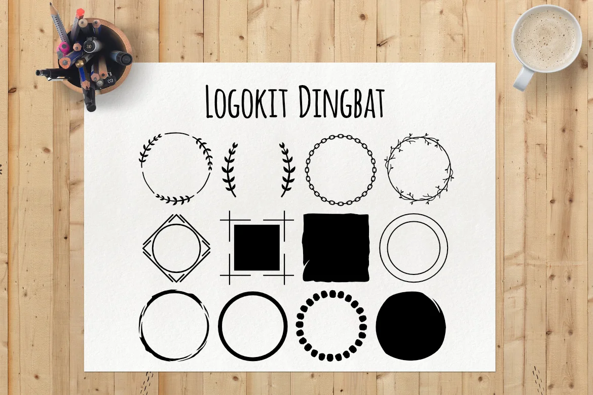 Logokit Dingbat by KristenLeeDSN — Dingbats Font
