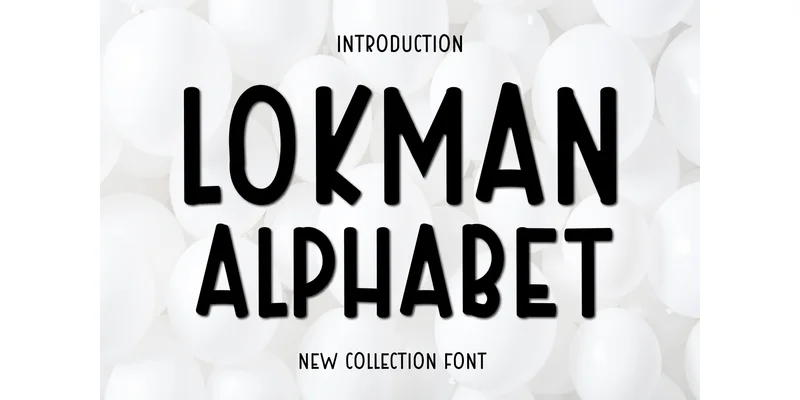 Lokman Alphabet Font by Quirkify — Display Font