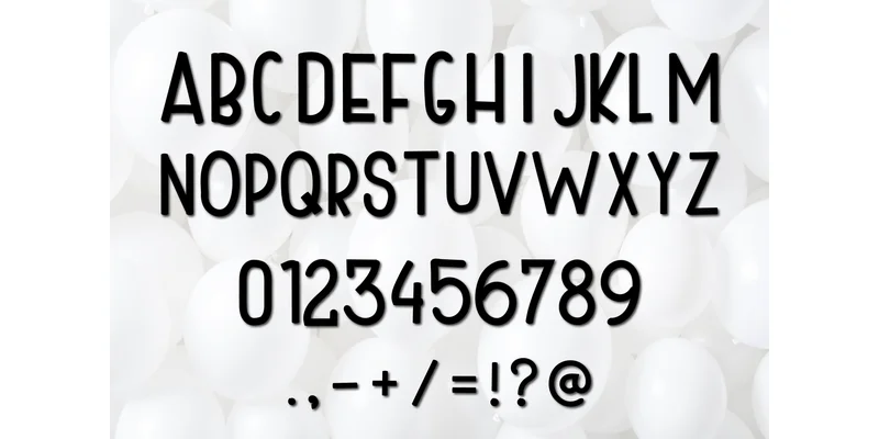 Lokman Alphabet Font by Quirkify — Display Font — thumbnail 5