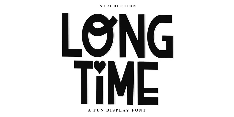 Long Time Font by PiPi Creative — Display Font