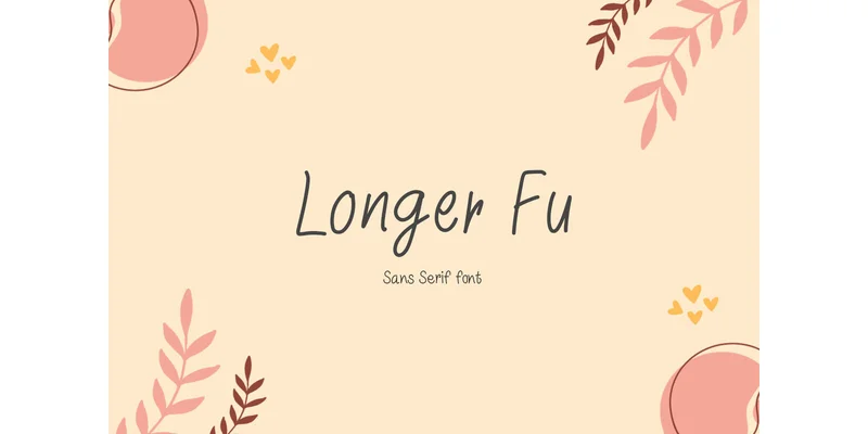 Longer Fu Font by TanoiCartoonist — Sans Serif Font