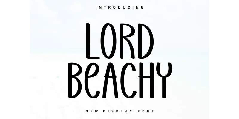 Lord Beachy Font by Berkah Shop — Display Font