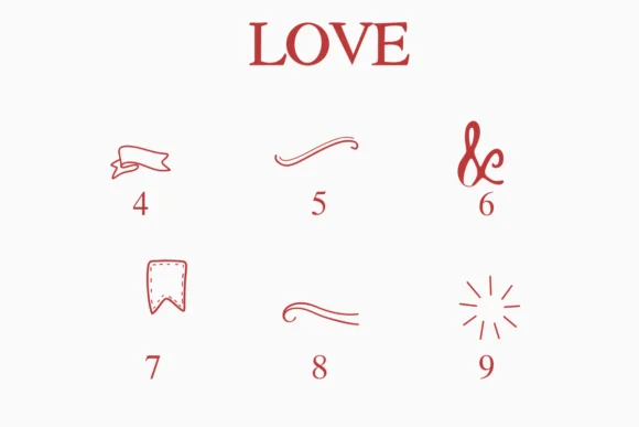Love by Nongyao — Dingbats Font — thumbnail 4