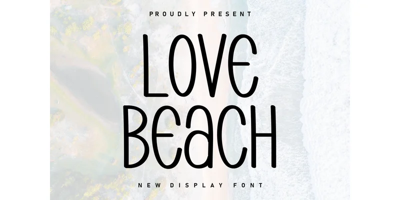 Love Beach Font by Berkah Shop — Display Font