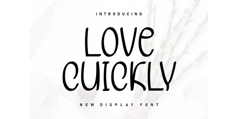 Love Cuickly Font by ArtLine Design — Display Font