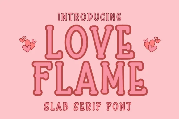 Love Flame by CraftedType Studio — Slab Serif Font