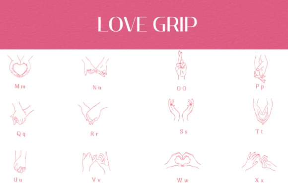 Love Grip by Heartcraft Atelier — Dingbats Font — thumbnail 3