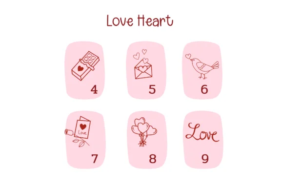 Love Heart by Pui Art — Dingbats Font — thumbnail 4