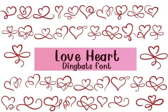 Love Heart by Nongyao — Dingbats Font