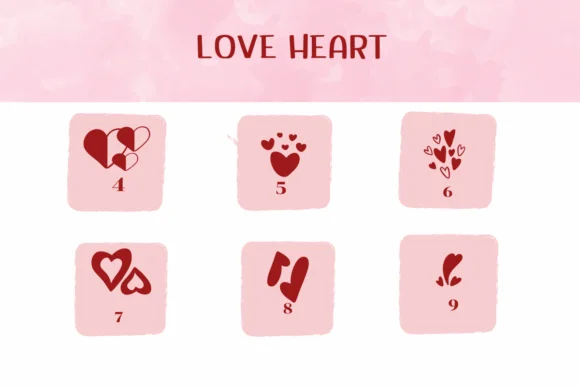 Love Heart by Ketsarin — Dingbats Font — thumbnail 4