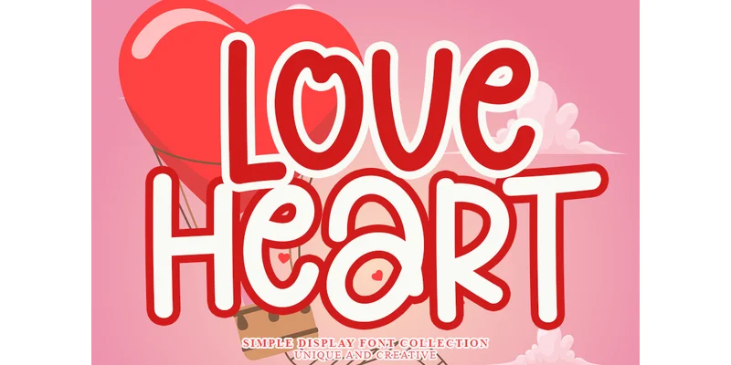 Love Heart Font by PAYJHOshop — Display Font