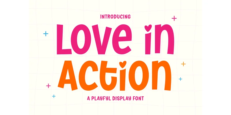 Love in Action Font by Eightde — Display Font