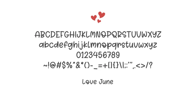 Love June Font by Naraya Studio — Display Font — thumbnail 2
