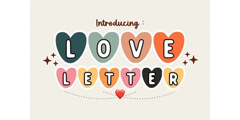 Love Letter Font by TaralArt by TaralArt — Decorative Font
