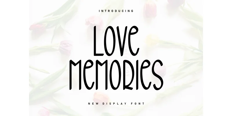 Love Memories Font by ArtLine Design — Display Font