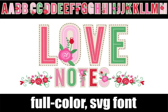 Love Notes by Illustration Ink — Color Fonts Font