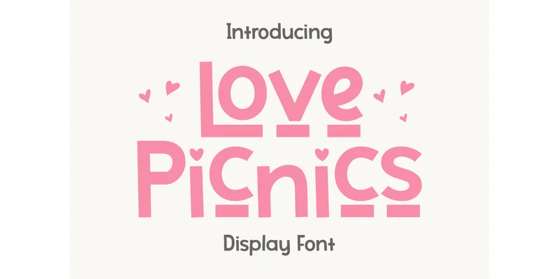 Love Picnics Font by Ade (7NTypes) — Display Font