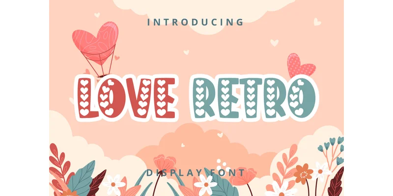 Love Retro Font by Planetz studio — Display Font