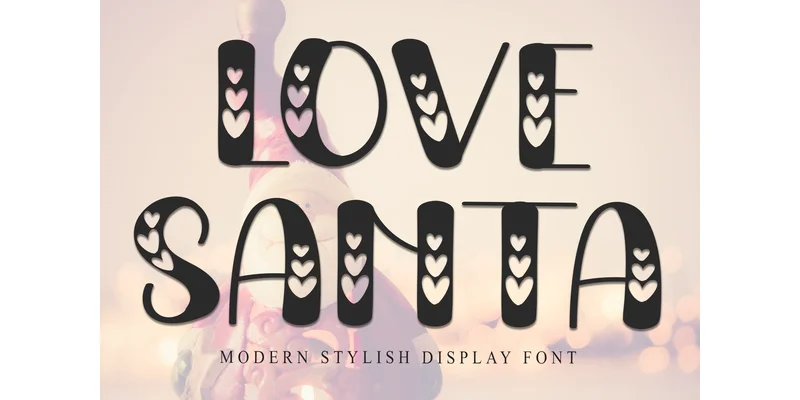 Love Santa Font by Inermedia STUDIO — Display Font