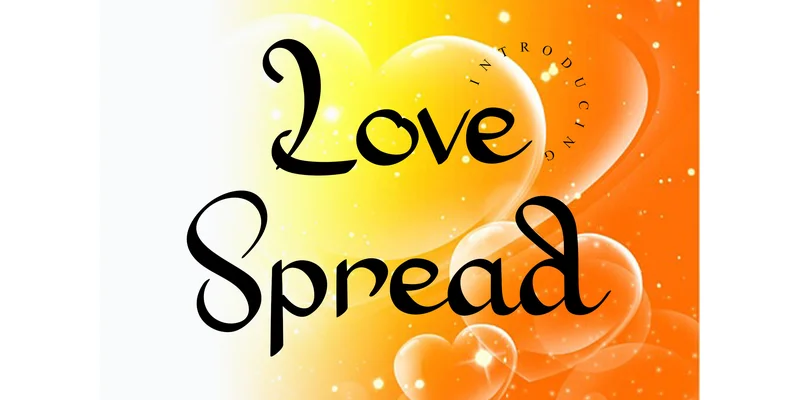 Love Spread Font by GiaLetter — Display Font