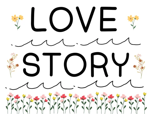 Love Story by MyFontsShop — Color Fonts Font