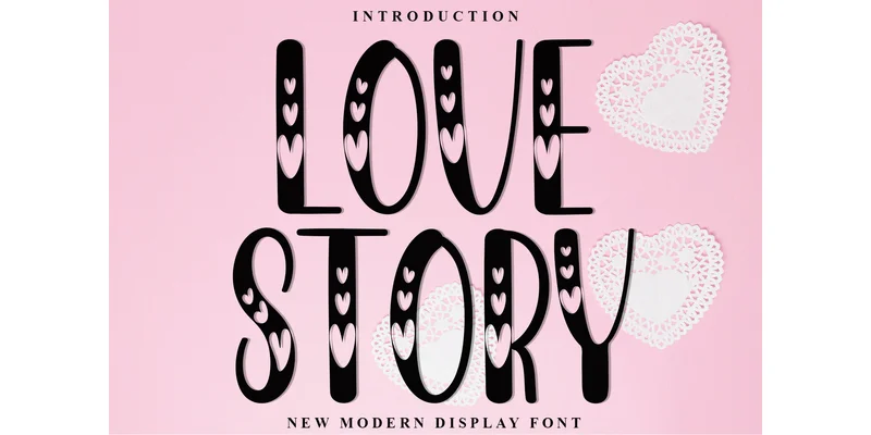 Love Story Font by PiPi Creative — Display Font