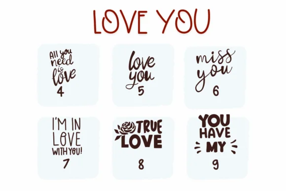 Love You by Sirinart — Dingbats Font — thumbnail 4