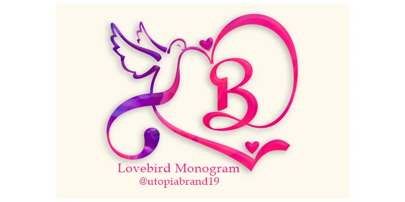 Lovebird Monogram Font by utopiabrand19 by utopiabrand19 — Decorative Font