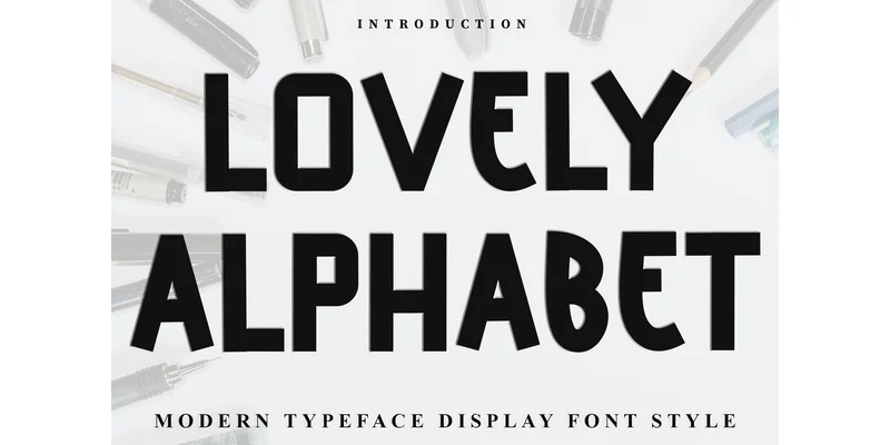 Lovely Alphabet Font by Inermedia STUDIO — Display Font