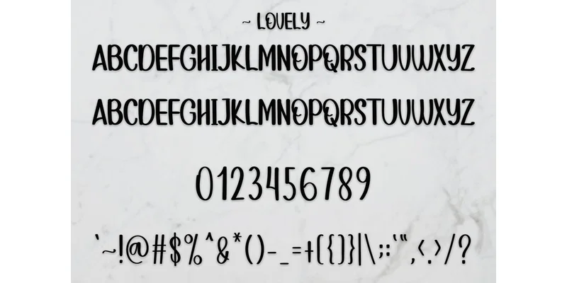Lovely Font by PiPi Creative — Display Font — thumbnail 7