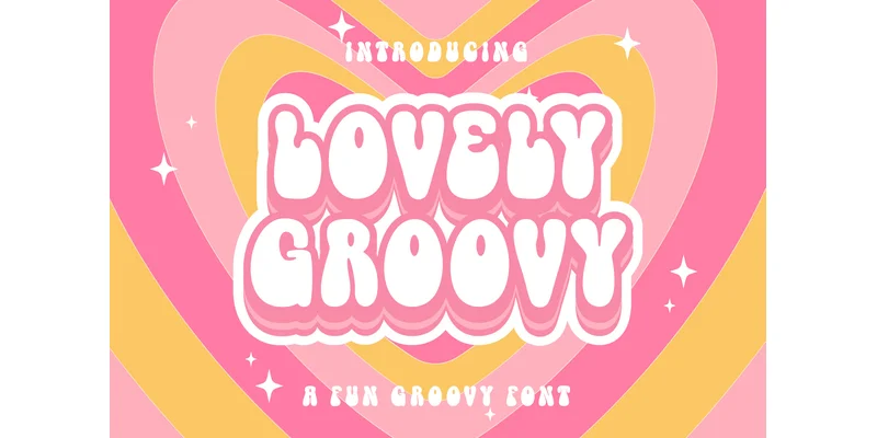 Lovely Groovy Font by Densu Creative by Densu Creative — Display Font