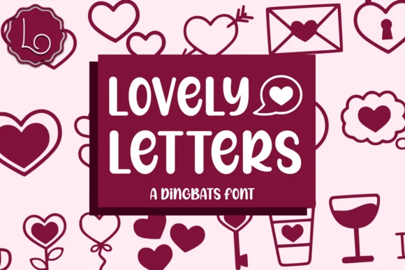 Lovely Letters by La Oliveira — Dingbats Font