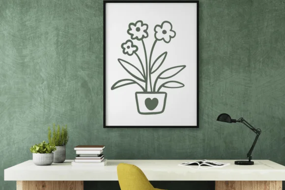 Lovely Potted Plants by Nongyao — Dingbats Font — thumbnail 5