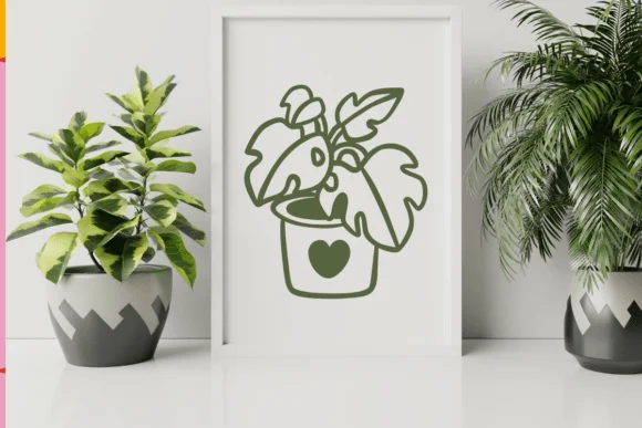 Lovely Potted Plants by Nongyao — Dingbats Font — thumbnail 7