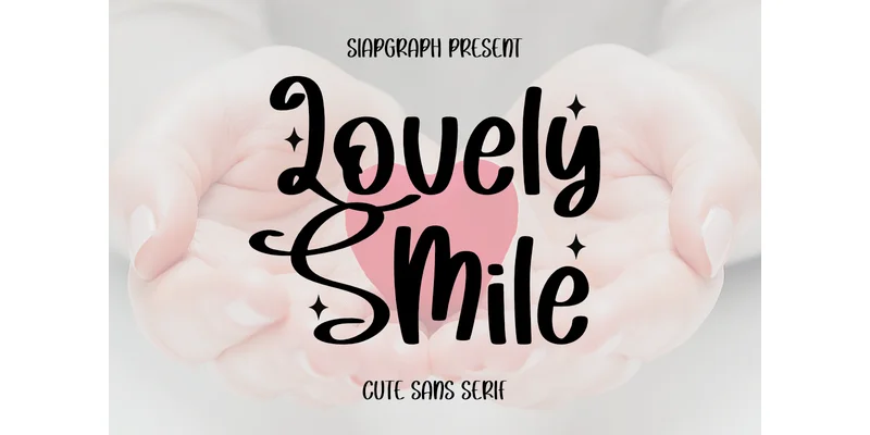 Lovely Smile Font by SiapGraph — Sans Serif Font