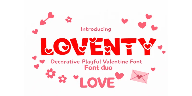 Loventy Font by IZKcreative by IZKcreative — Decorative Font