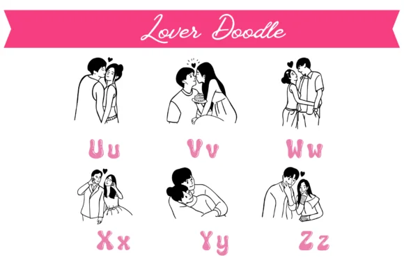 Lover Doodle 1 by Pui Art — Dingbats Font — thumbnail 4