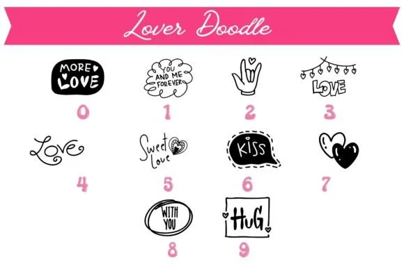 Lover Doodle 2 by Pui Art — Dingbats Font — thumbnail 5