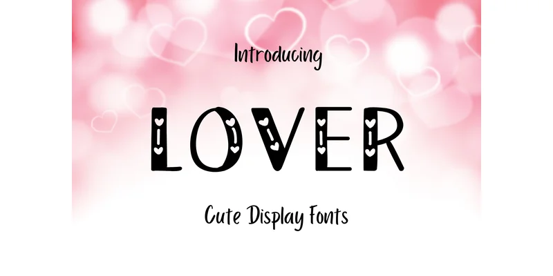 Lover Font by Bassoonartwork — Display Font