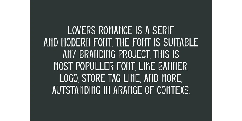 Lovers Romance Font by qrdesignstd — Display Font — thumbnail 4
