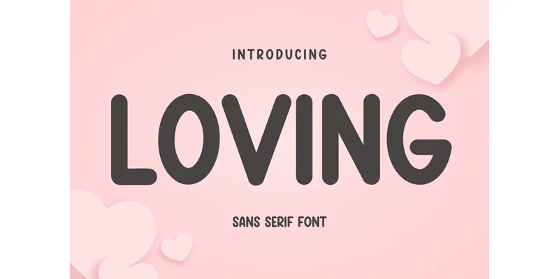 Loving Font by Minimalist Eyes — Sans Serif Font