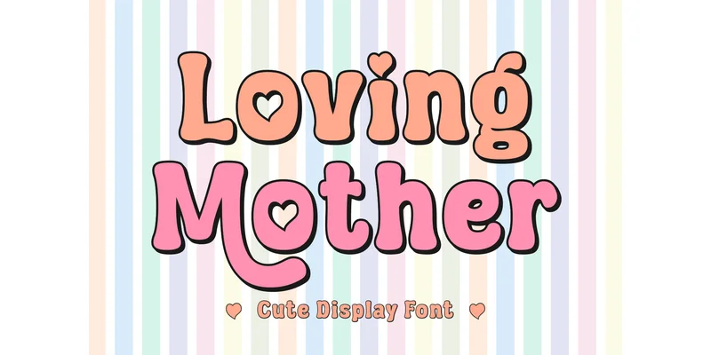 Loving Mother Font by Eightde — Display Font