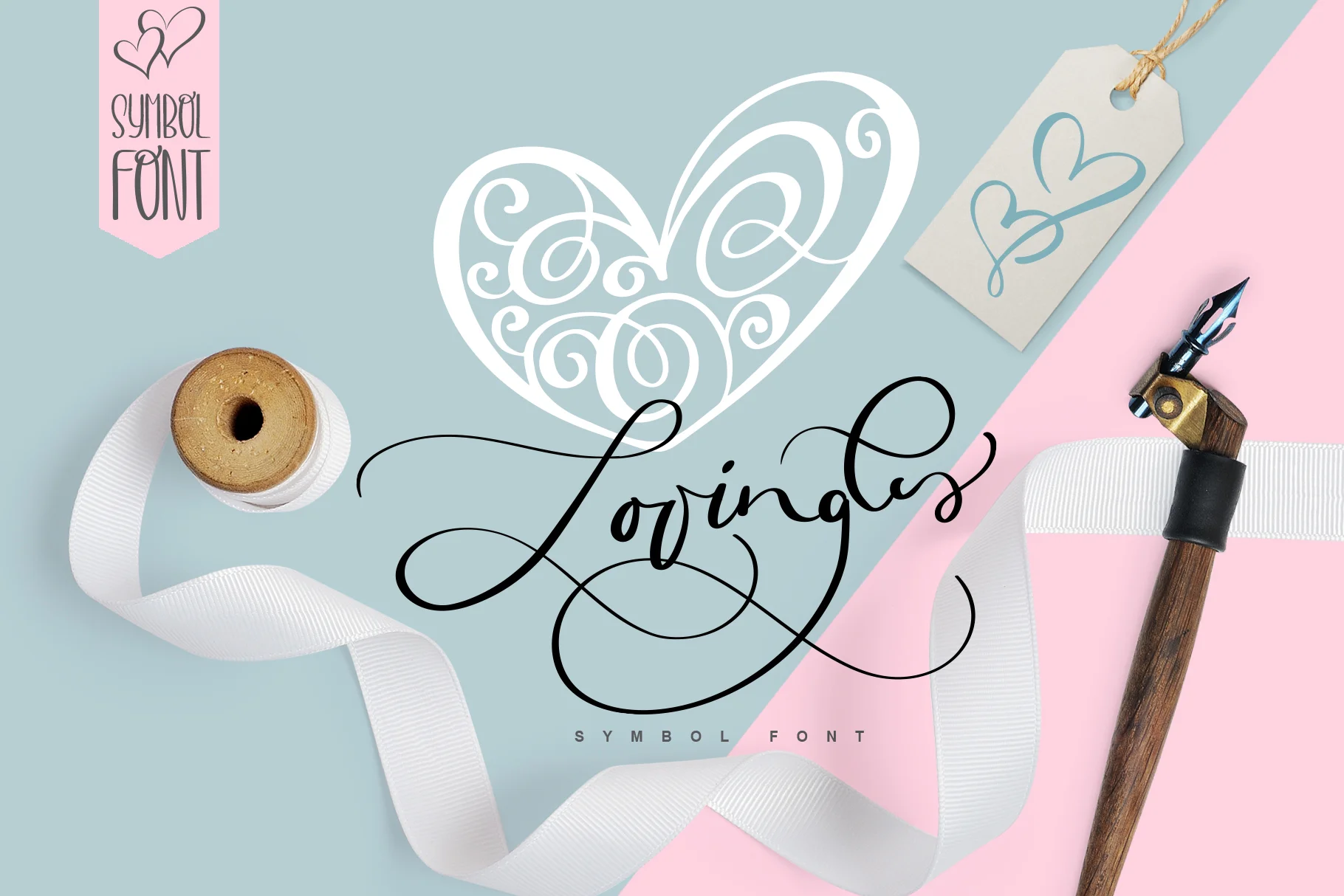 Lovingly by Happy Letters — Dingbats Font