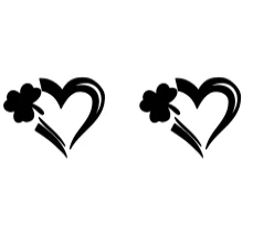 Lucky Clover Hearts by Heartcraft Atelier — Dingbats Font — thumbnail 8